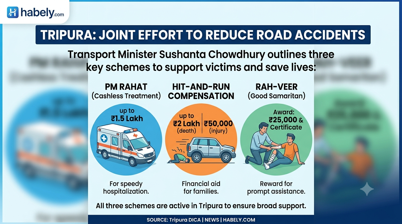Police & Administration Working Together to Reduce Road Accidents and Fatalities: Tripura Transport Minister