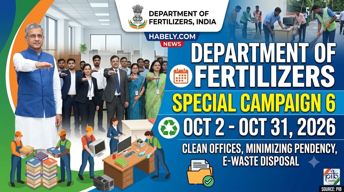 Department of Fertilizers to Participate in Month-Long ‘Special Campaign 6’ Starting October 2