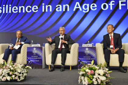 The Union Minister for External Affairs, Dr. S. Jaishankar, delivers the special concluding address on “India and the World: Adaptive by Design” during the 5th Kautilya Economic Conclave 2026, in New Delhi on October 05, 2026.