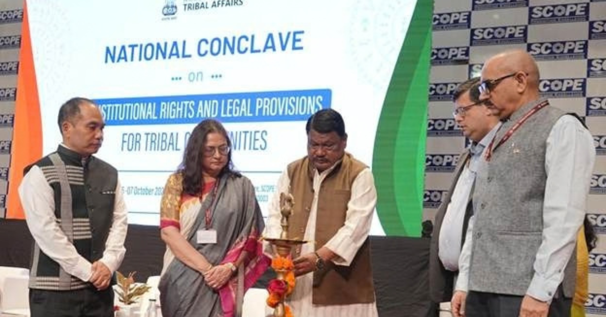Union Minister Jual Oram Inaugurates Two-Day National Conclave on Tribal Rights in Delhi
